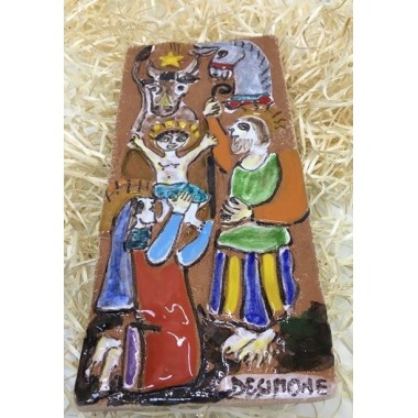 Christmas Bas-relief Crib 18 cm Christmas Bas-relief Crib 18 cm